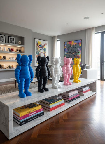KAWS What Party Style CHUM Sculpture – Gold
