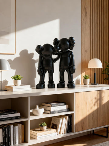 Along The Way Inspired Caws Style Pop Art Sculpture – Decorative Statue Available in 25 cm & 90 cm (3 Ft)