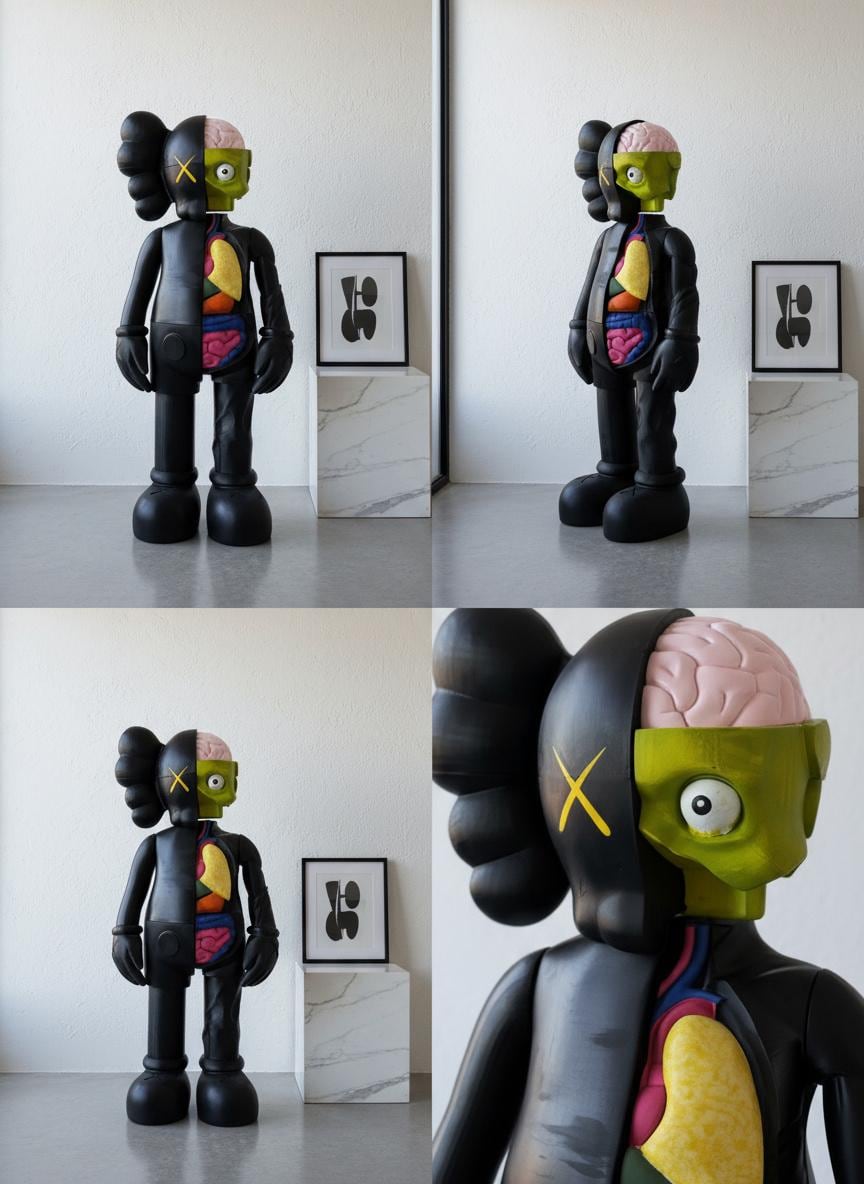 KAWS Flayed Head Figure– Modern Sculpture - 90