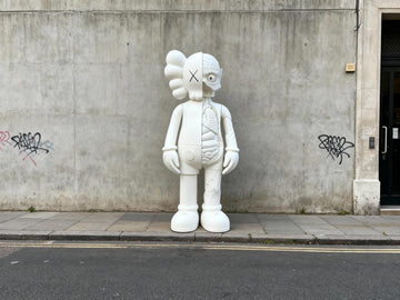KAWS Style Flayed Head White XL Statue –