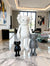 Companion Style Statue Decorative Modern Art Sculpture in Gray Black Brown Colors for Home or Office Display caws