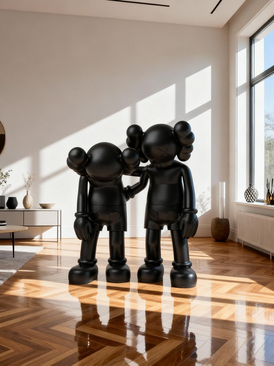 Along The Way Inspired Caws Style Pop Art Sculpture – Decorative Statue Available in 25 cm &amp; 90 cm (3 Ft)