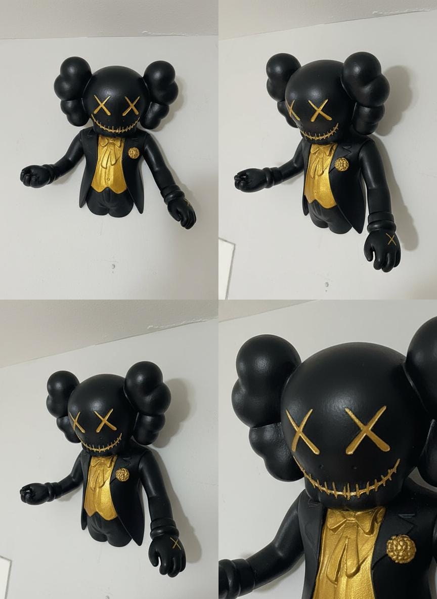 Joker x KAWS Wall Decor– Modern Sculpture