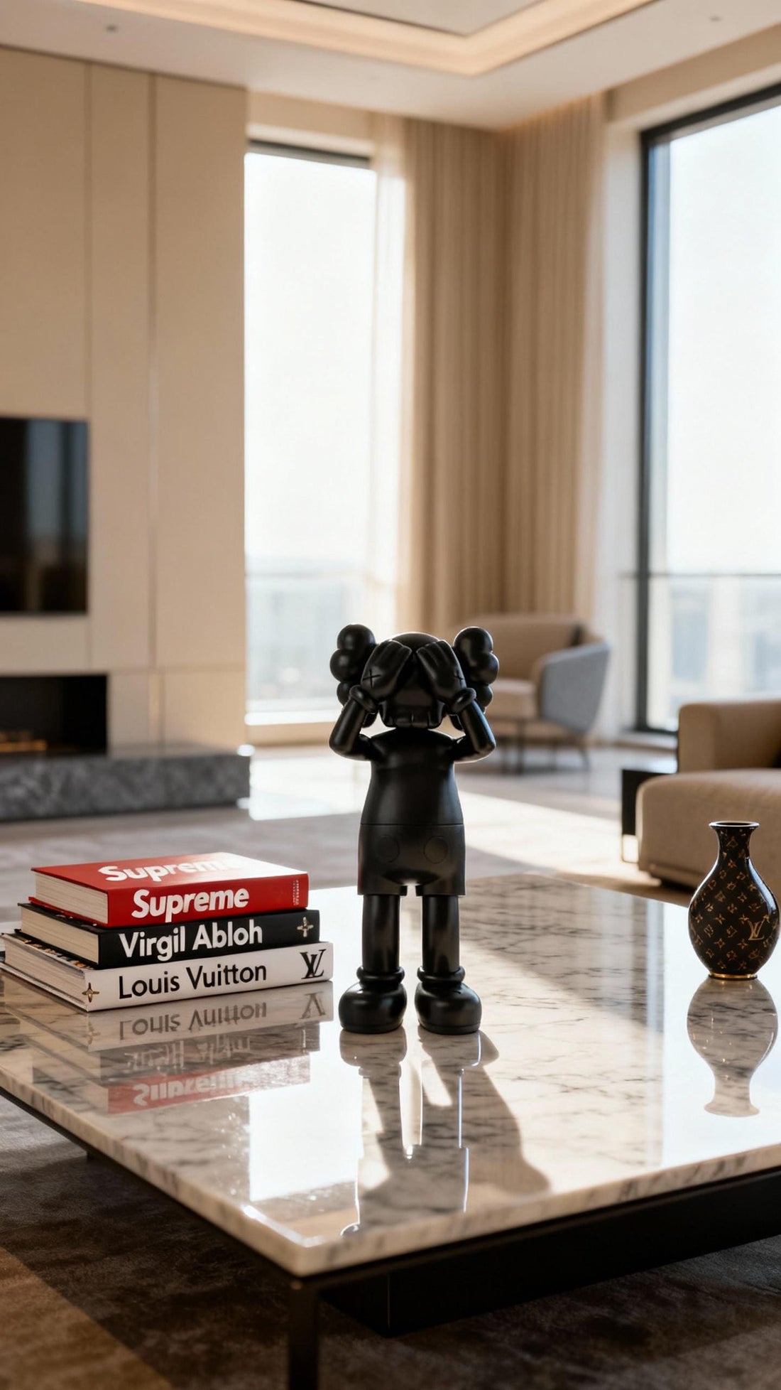 Decorative Sculpture – Holiday UK Style KAWS Inspired